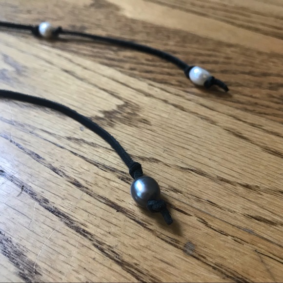 Pearl choker necklace - Picture 3 of 4